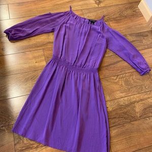Purple White House Black Market dress